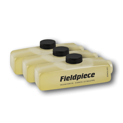 Fieldpiece OIL8X3 Vacuum Pump Oil — Pack of 3 × 237 ml — photo 1