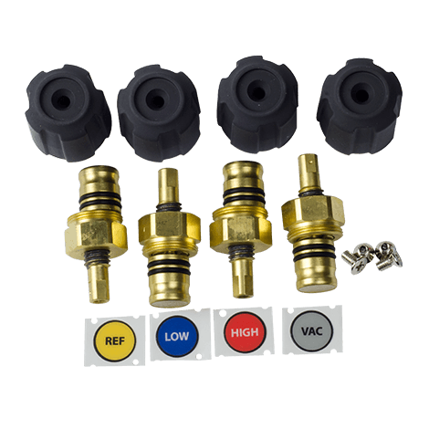 Austauschset Ventile und Drehknöpfe für SMAN4X (4 Ports) Fieldpiece RSMANK8 — Bild 1